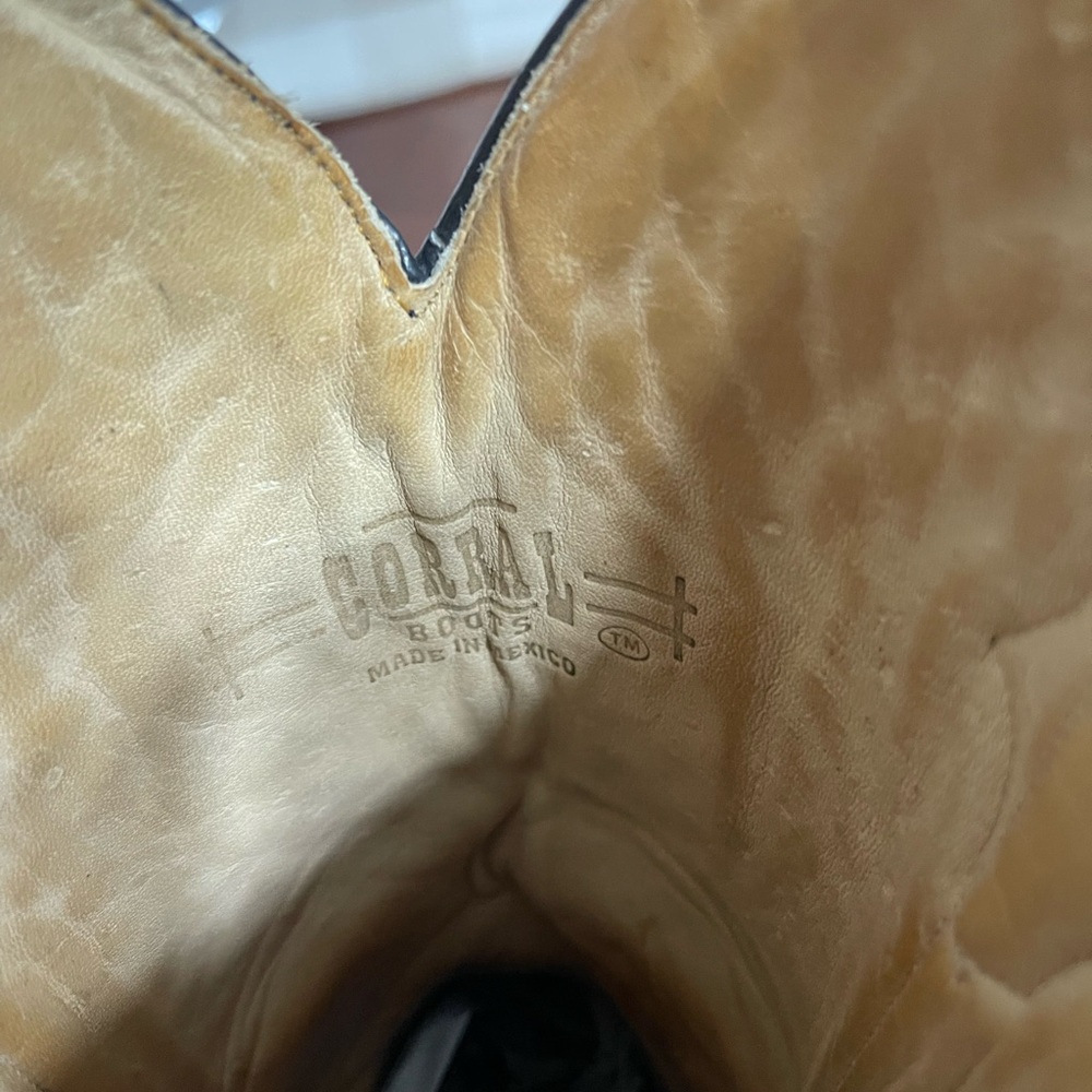 Corral Vintage Western Boots Snip Toe M2801 - Picture 10 of 10